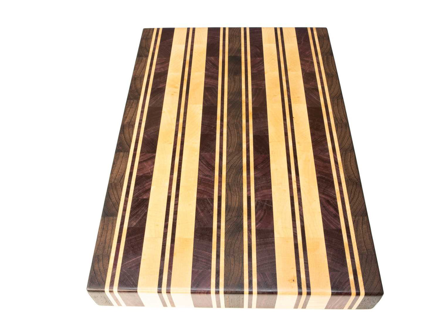 tabla de cocina de arce, purple heart y wengué - PRAESTAWOOD