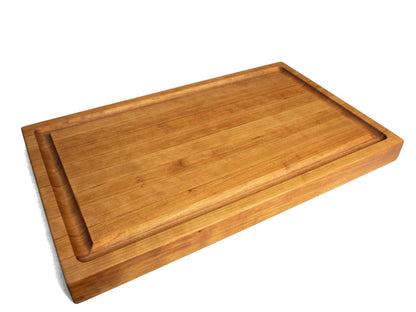 Tabla de cocina de cerezo - Tabla de cocina de cerezo en veta - Praestawood