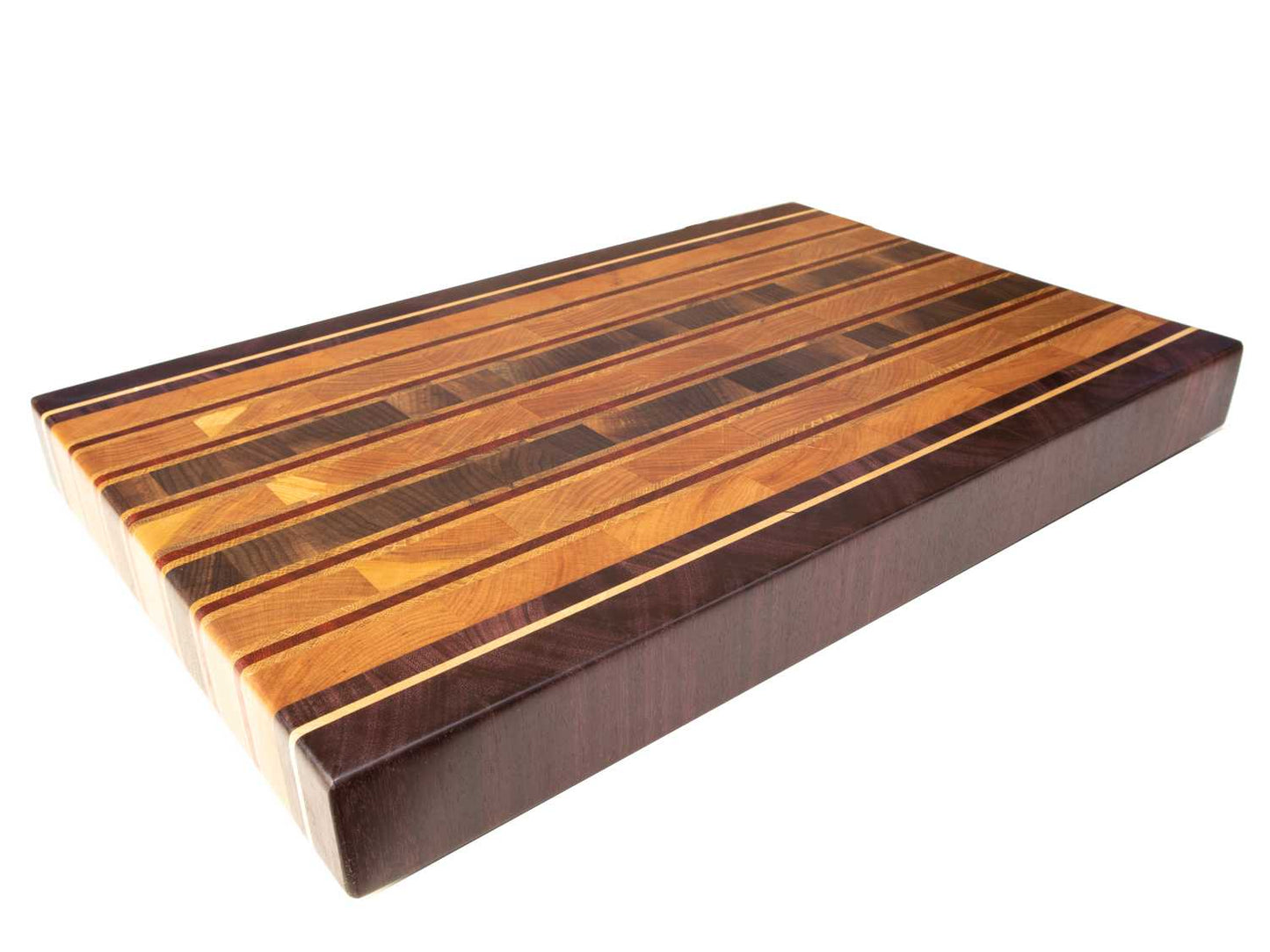 Tabla de cocina de cerezo, arce, nogal americano, roble americano, purple heart y padauk / PRAESTAWOOD