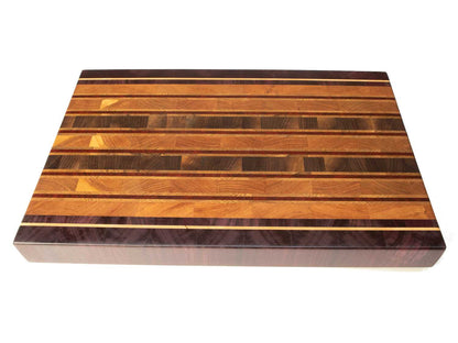 Tabla de cocina de cerezo, arce, nogal americano, roble americano, purple heart y padauk / PRAESTAWOOD